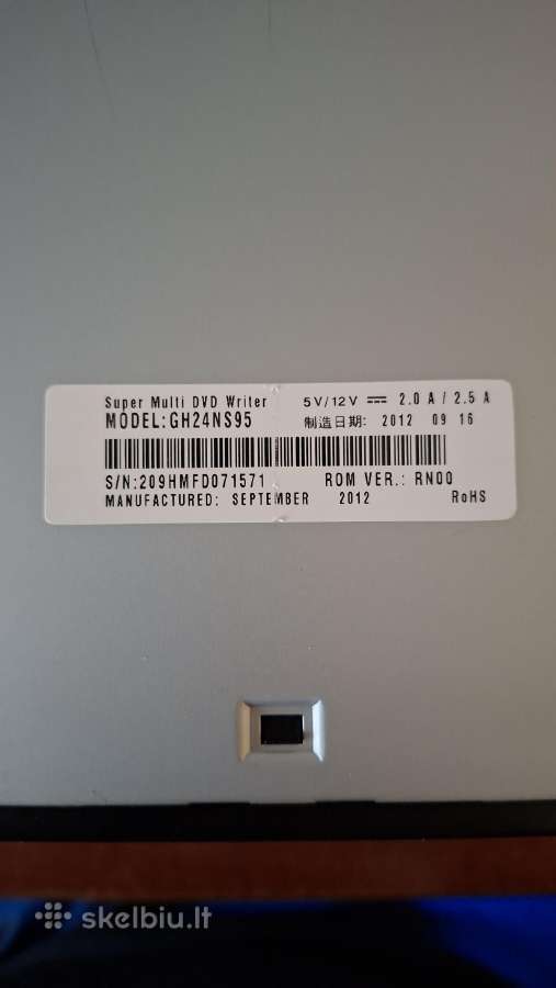Trys Dvd Įrenginiai Sh-222 Sh-224 Gh24ns95 - nuotraukos Nr. 6
