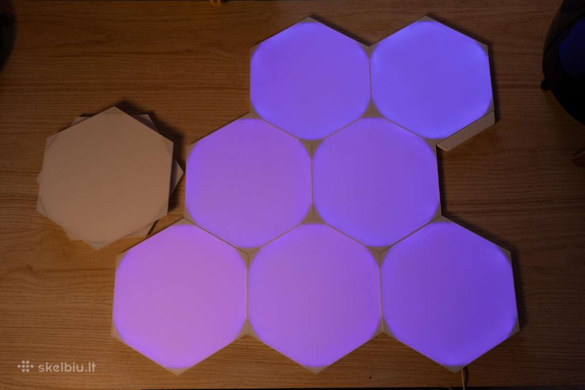 Nanoleaf Shapes Hexagons išmanusis apšvietims - nuotraukos Nr. 3