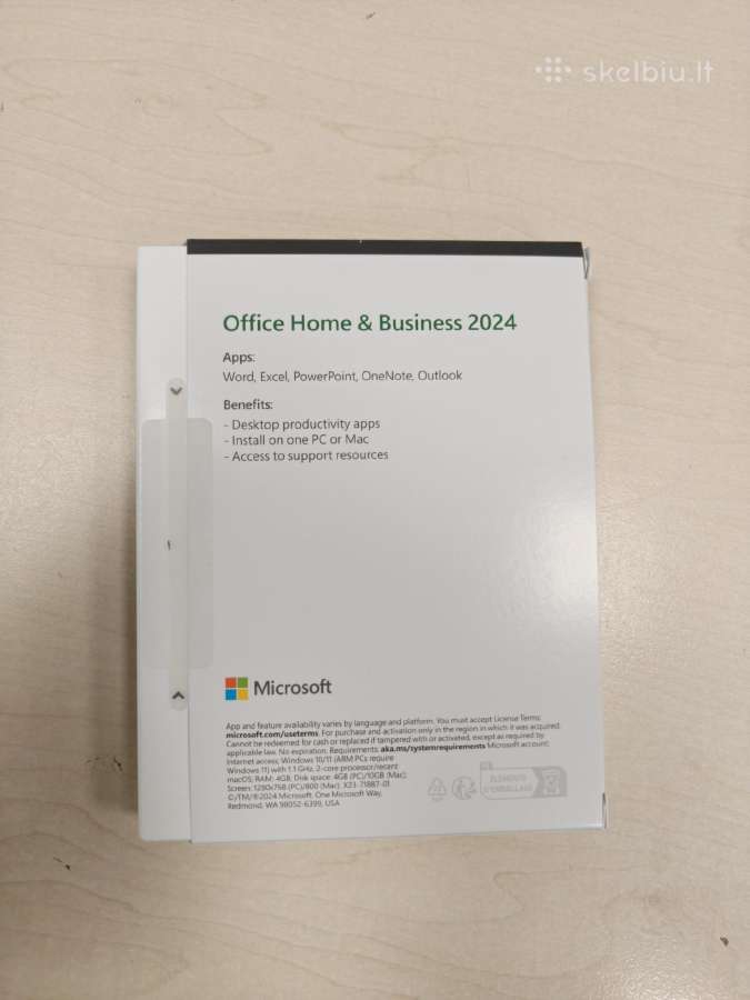 Microsoft Office Home and Business 2024 - nuotraukos Nr. 2
