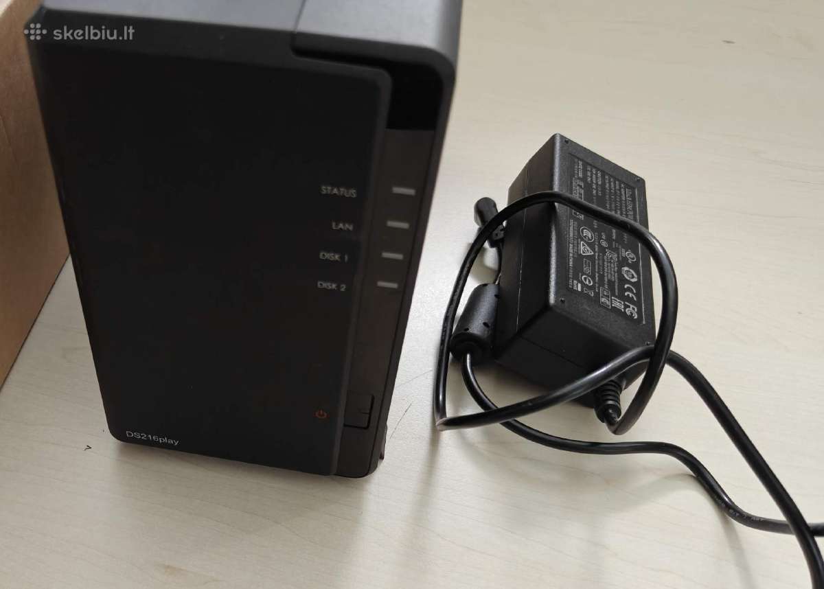 Synology Ds216play 2x6tb Nas - nuotraukos Nr. 2