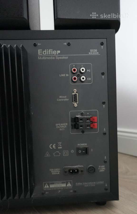 Edifier S530 2.1 garso kolonėlių sistema - nuotraukos Nr. 2