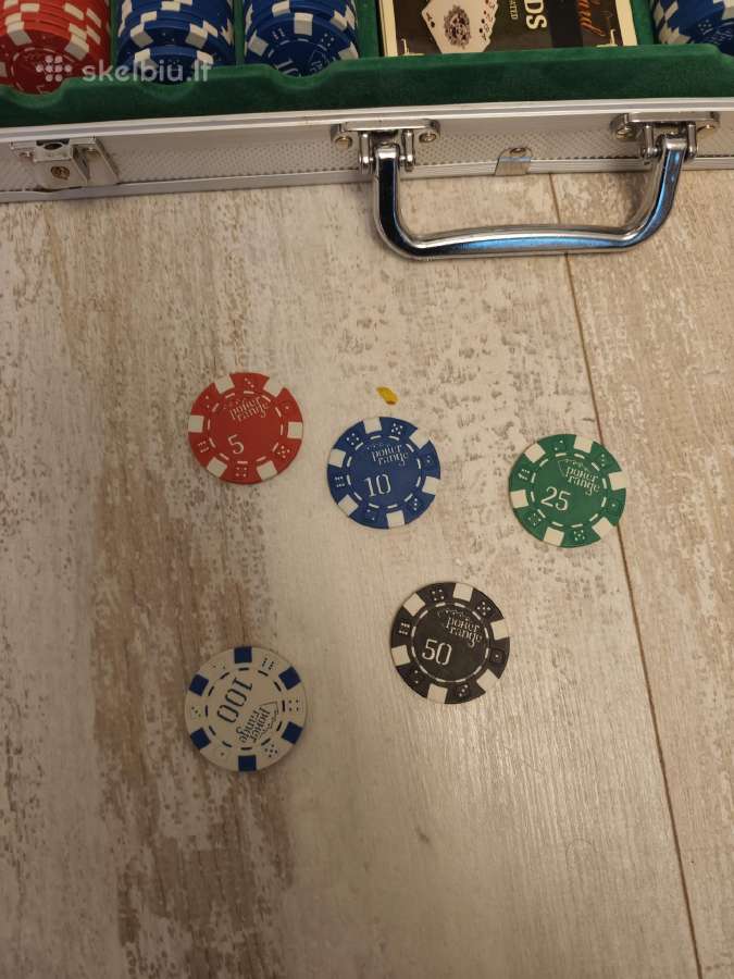 Pokerio žetonai - nuotraukos Nr. 30