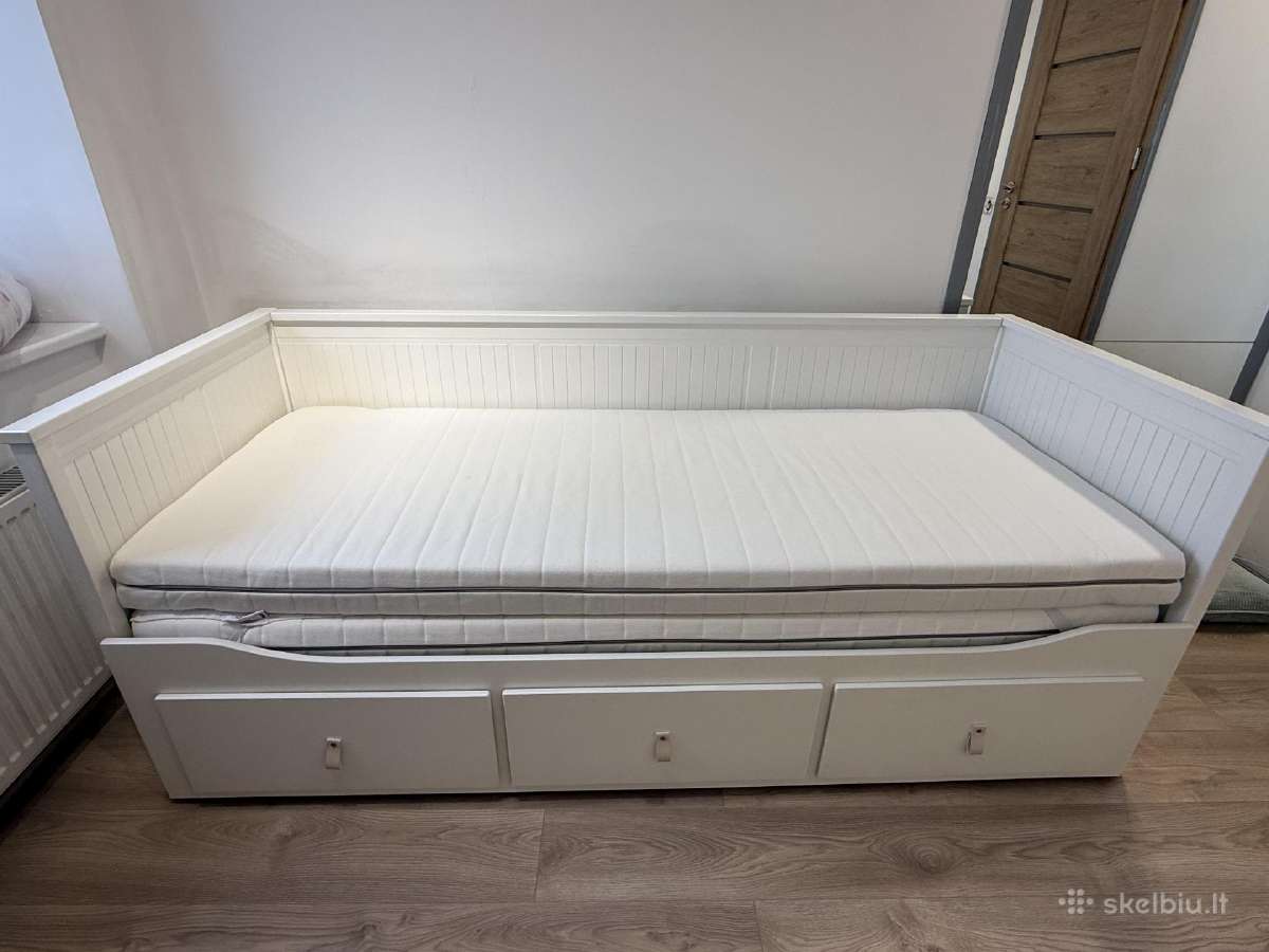 Hemnes (ikea) kušetė + čiužiniai - nuotraukos Nr. 2