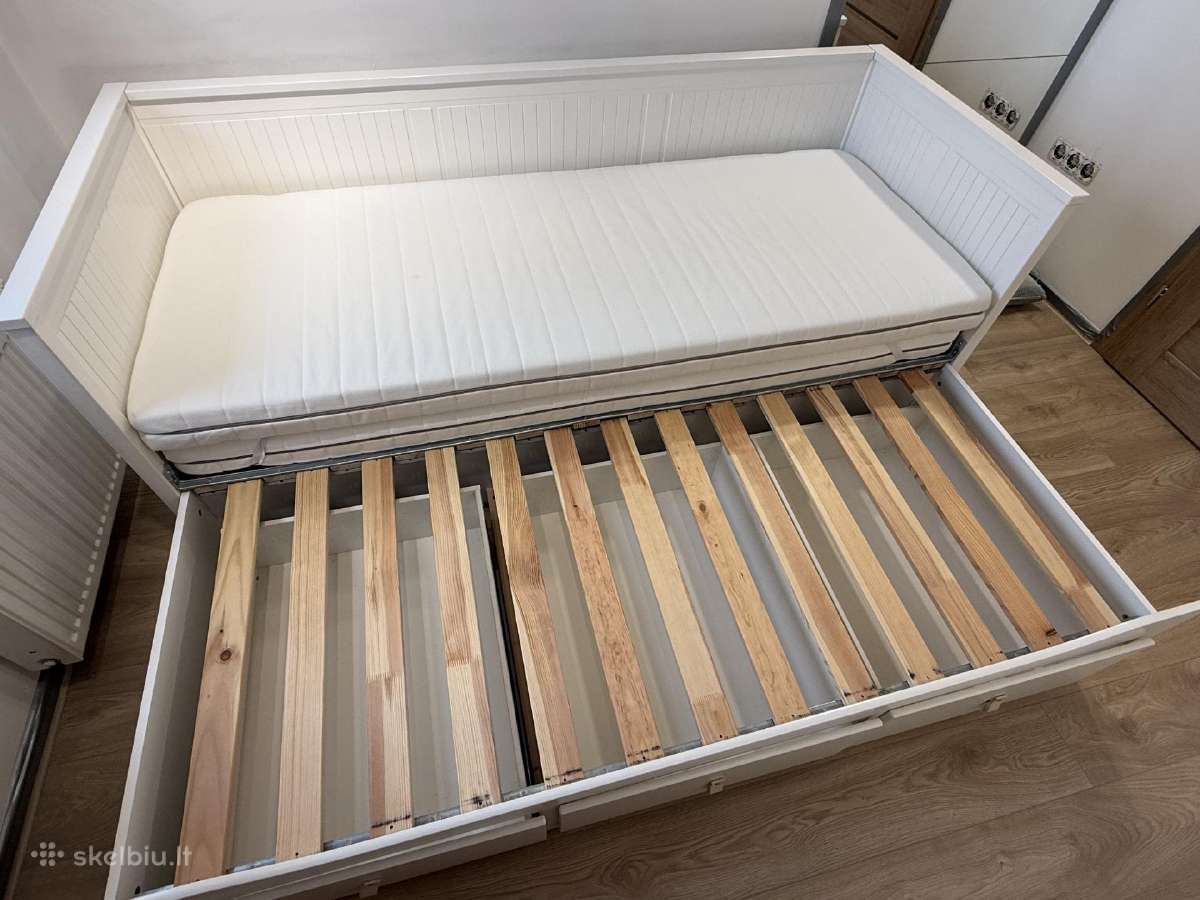 Hemnes (ikea) kušetė + čiužiniai - nuotraukos Nr. 3