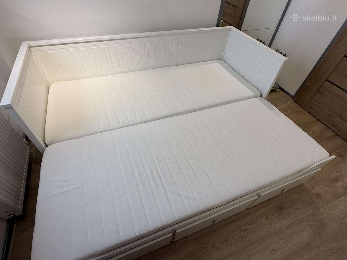 Hemnes (ikea) kušetė + čiužiniai - nuotraukos Nr. 4