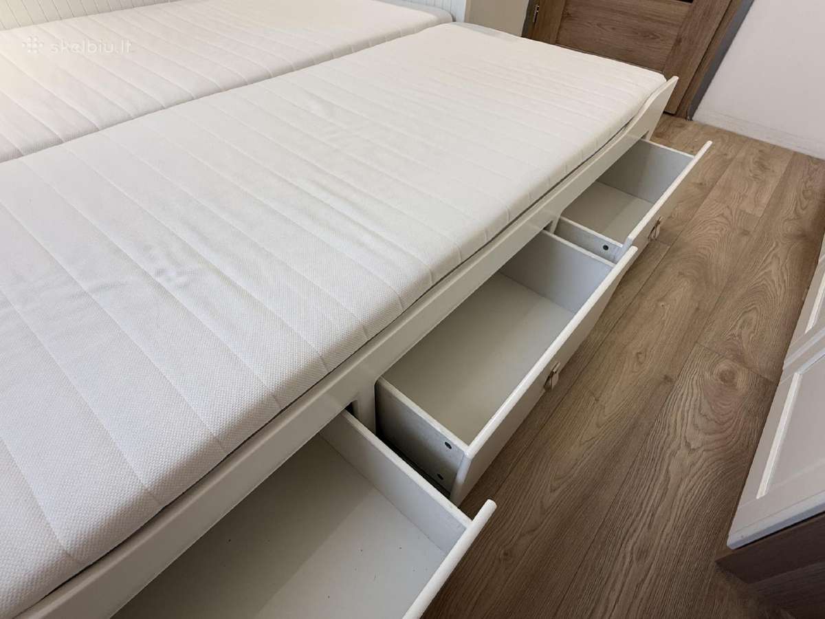 Hemnes (ikea) kušetė + čiužiniai - nuotraukos Nr. 5