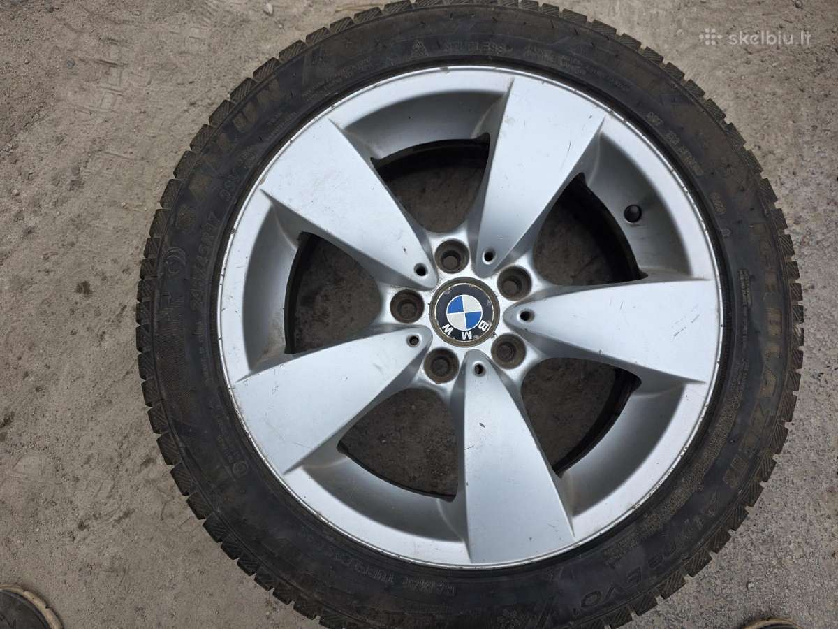 Bmw e60 ratlankiai su žieminėmis padangomis - nuotraukos Nr. 5