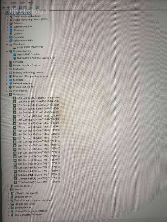 Precision 7670 i7-12850hx 16gb Rtx A2000 8gb - nuotraukos Nr. 5