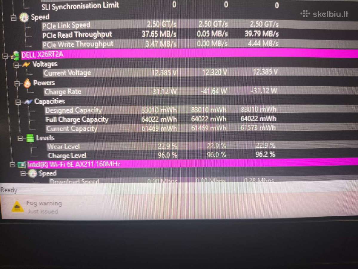 Precision 7670 i7-12850hx 16gb Rtx A2000 8gb - nuotraukos Nr. 7