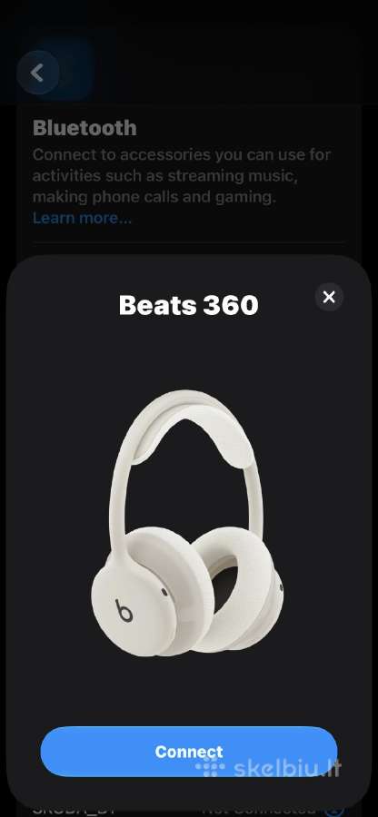 Beats 360 Wireless Headphones Cloud (White) - nuotraukos Nr. 6