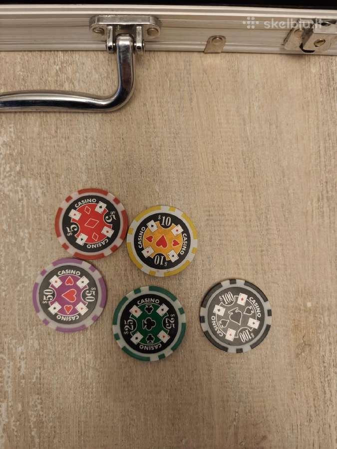 Pokerio žetonai - nuotraukos Nr. 37