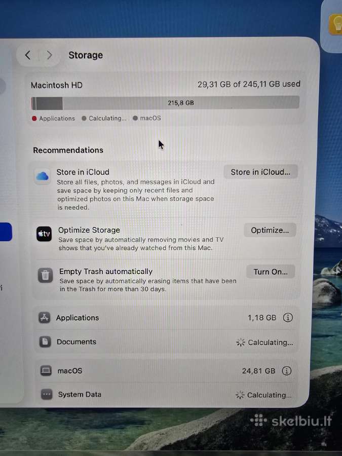 MacBook pro 2020 m1 - nuotraukos Nr. 4