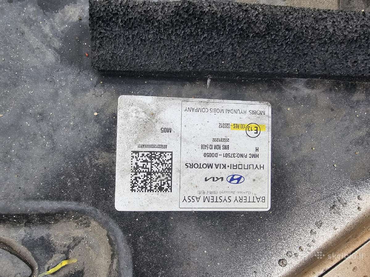 Kia Ev9 100kw baterija 37501-do050 - nuotraukos Nr. 3