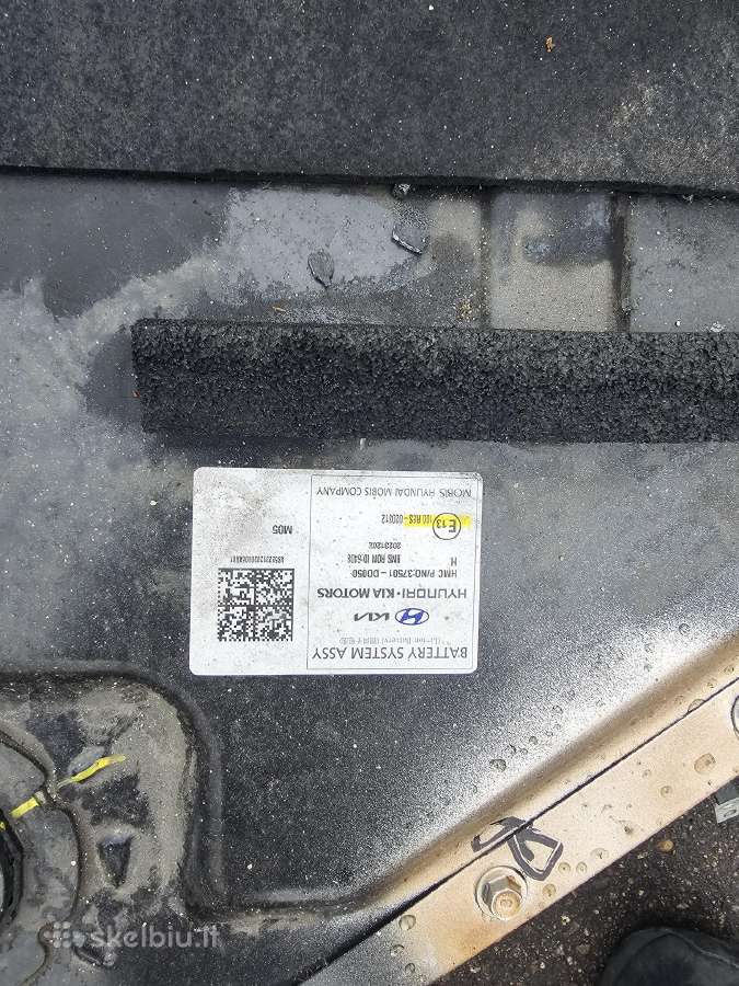 Kia Ev9 100kw baterija 37501-do050 - nuotraukos Nr. 11