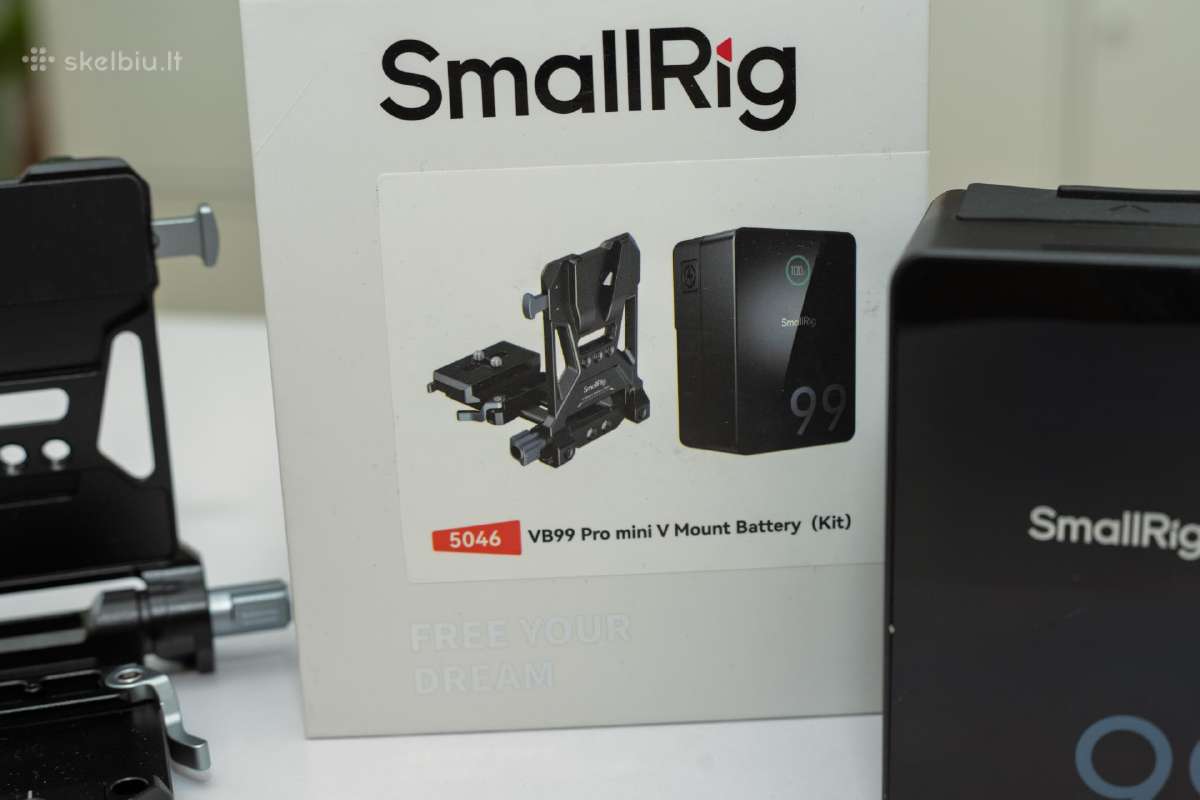 Smallrig 5046 Vb99 Pro mini V Mount Battery Kit - nuotraukos Nr. 2