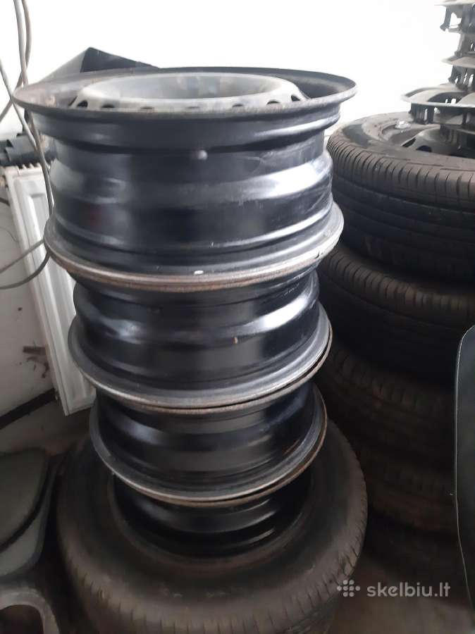 R15 tvarkingi VW/audi/skoda skardiniai ratlankiai - nuotraukos Nr. 4