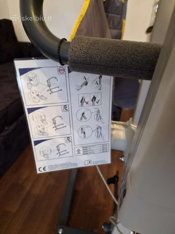 Naujas mobilus elektrinis keltuvas Invacare Birdie - nuotraukos Nr. 4