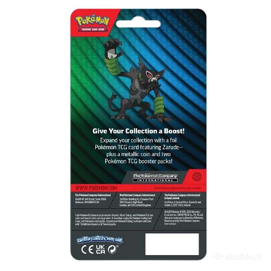 Pokemon! Pokmon Tcg: Mega Evolution 2-pack Bliste - nuotraukos Nr. 2