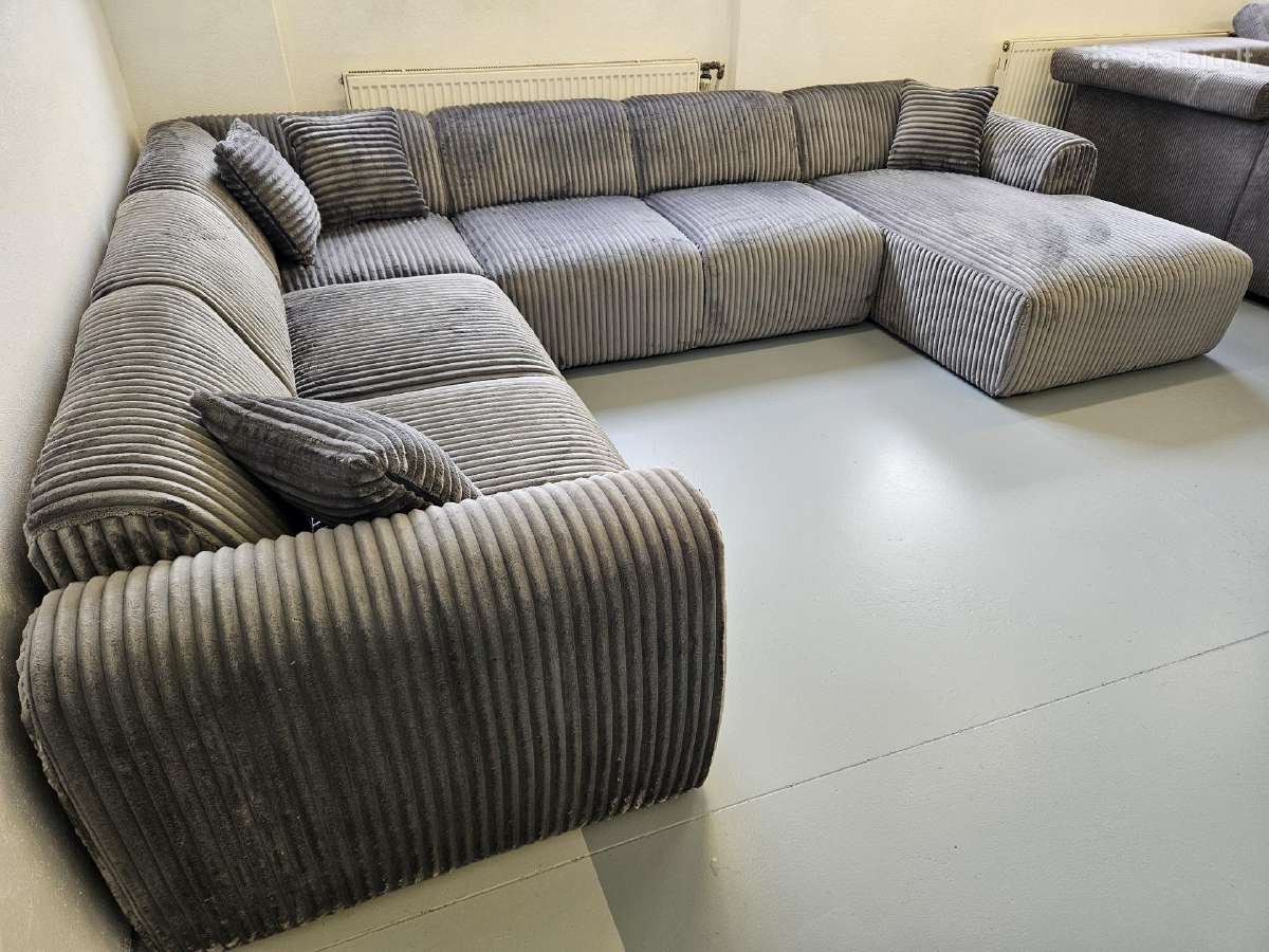 Nauja, didelė U formos kampinė sofa. - nuotraukos Nr. 3