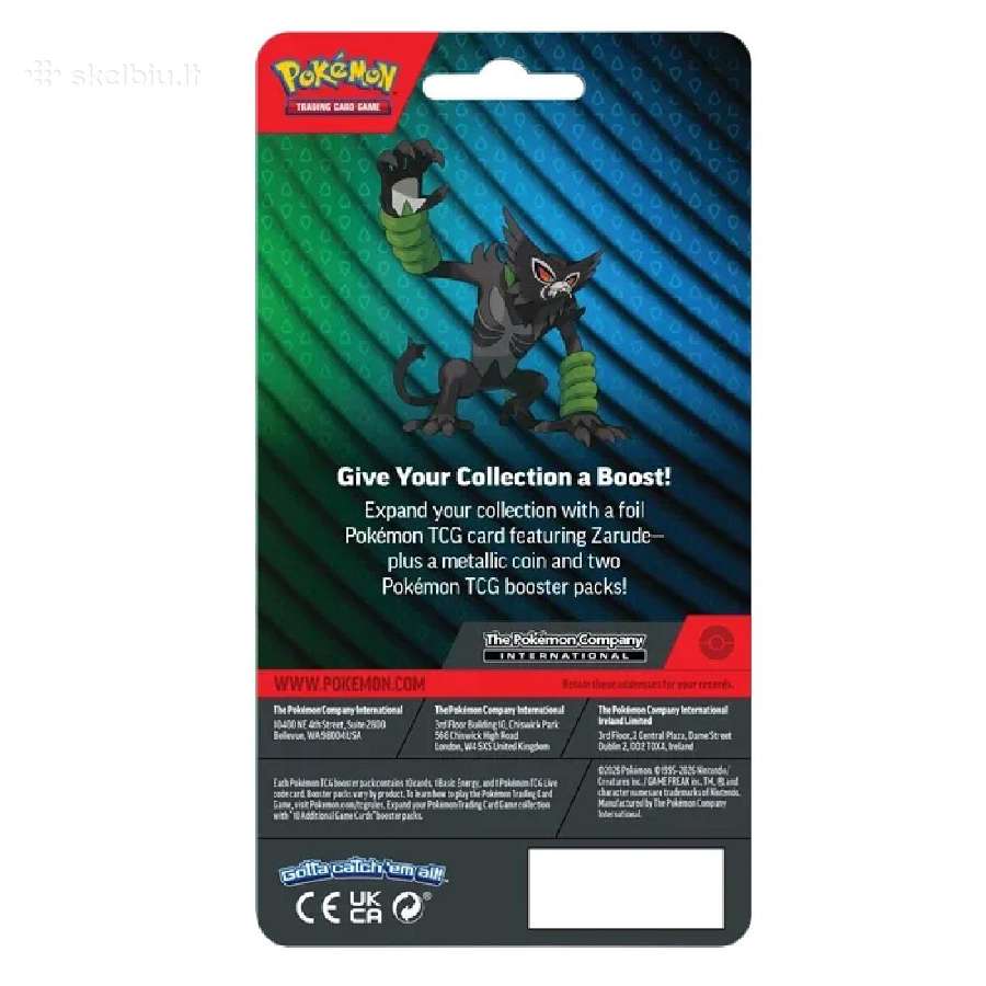 Pokemon! Pokmon Tcg: Mega Evolution 2-pack Bliste - nuotraukos Nr. 2