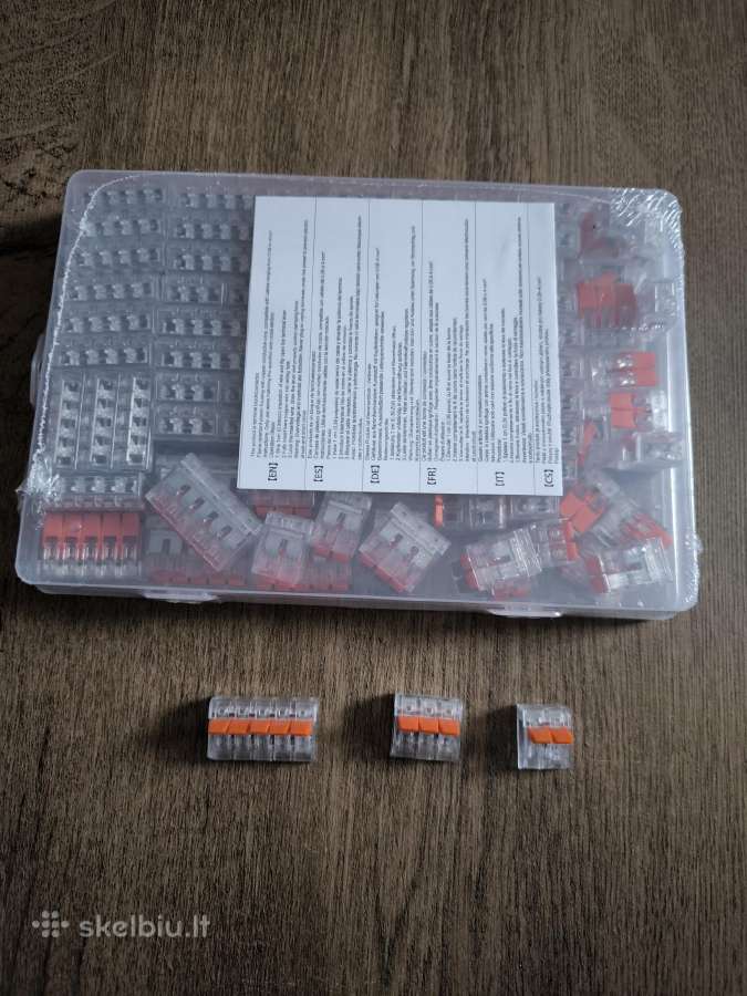 Elektros laidu jungtys, kištukai (dėžutėje 100 vnt - nuotraukos Nr. 4