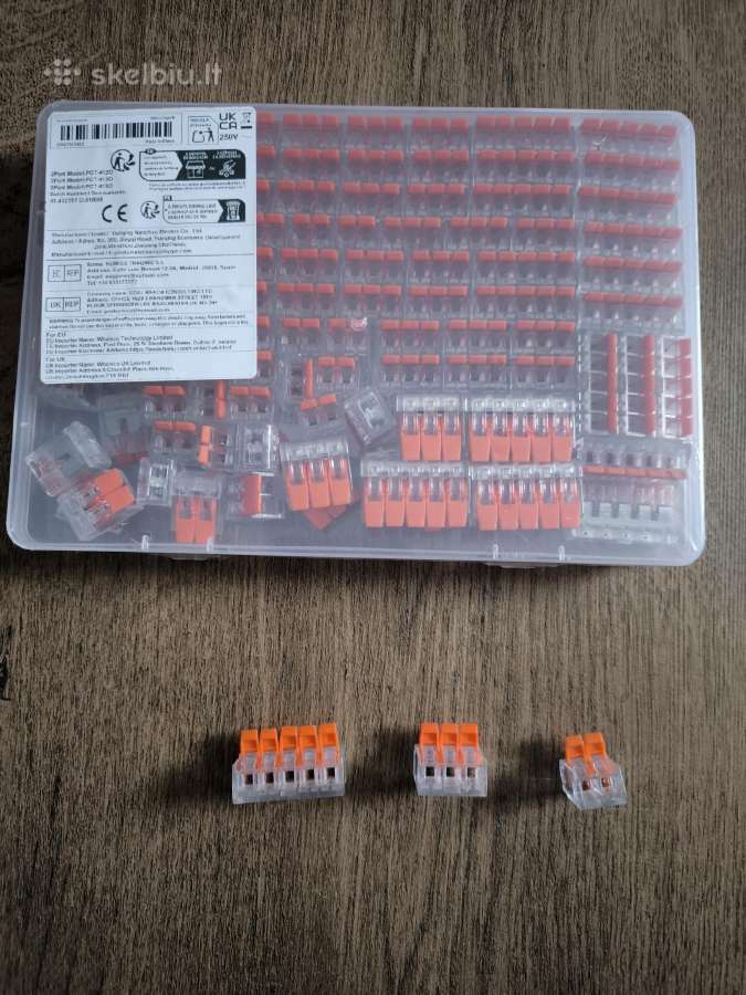 Elektros laidu jungtys, kištukai (dėžutėje 100 vnt - nuotraukos Nr. 5
