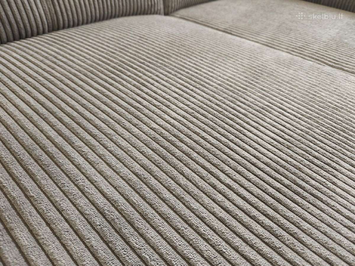 Nauja, kampinė sofa su lovos funkcija ir patalynės - nuotraukos Nr. 8
