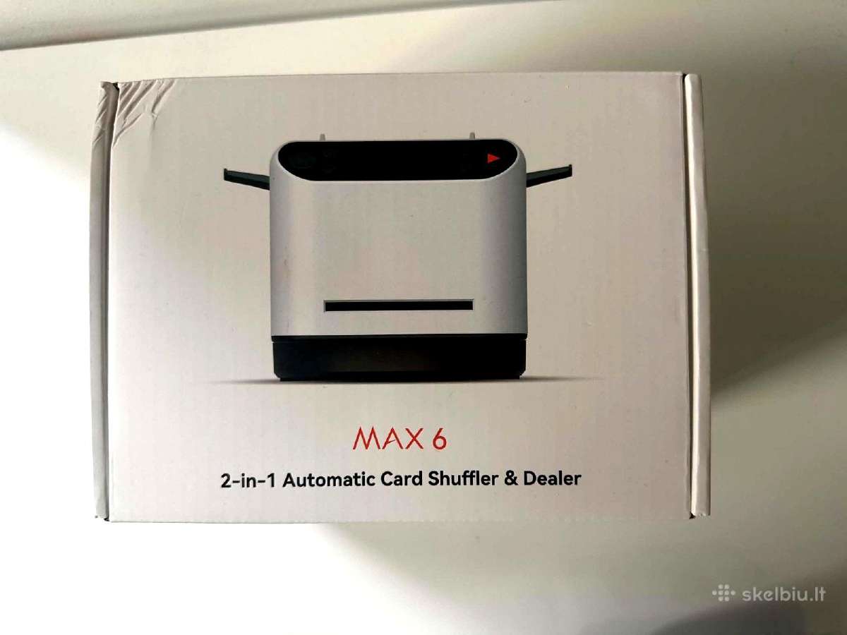 Automatinis kortų maišytuvas ir dalytuvas Max 6 - nuotraukos Nr. 10