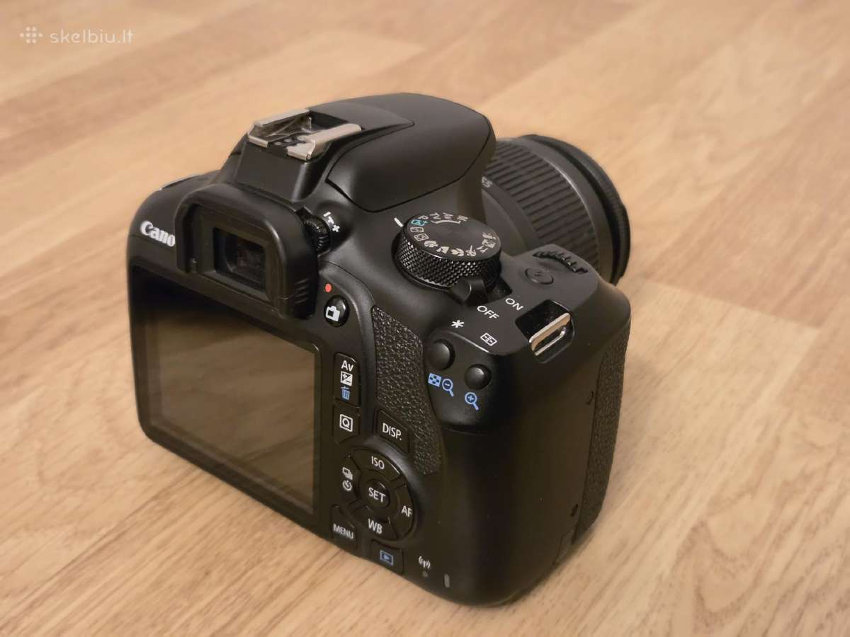 Canon EOS 1300d / WiFi / 18-55mm / 17.9k kadrų - nuotraukos Nr. 5