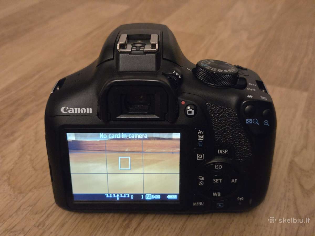 Canon EOS 1300d / WiFi / 18-55mm / 17.9k kadrų - nuotraukos Nr. 6