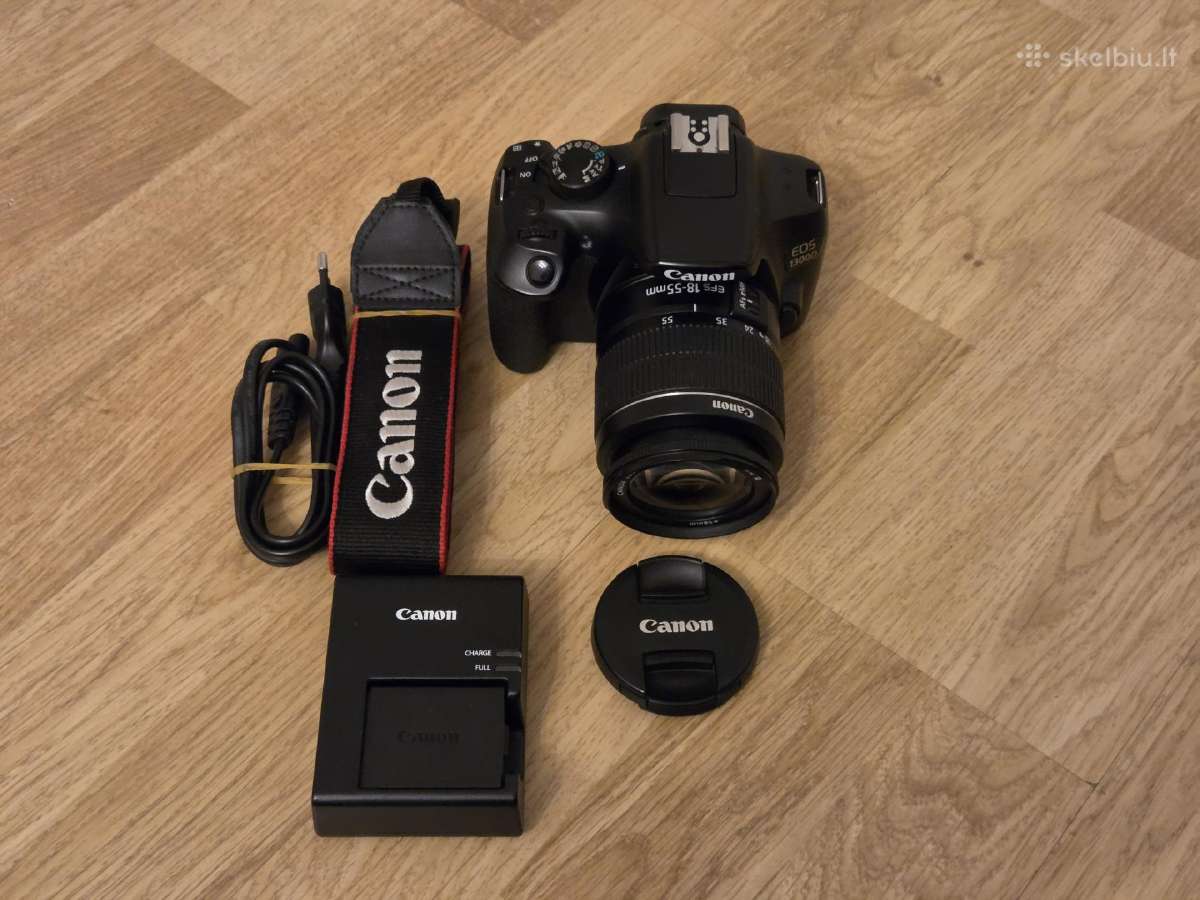 Canon EOS 1300d / WiFi / 18-55mm / 17.9k kadrų - nuotraukos Nr. 9