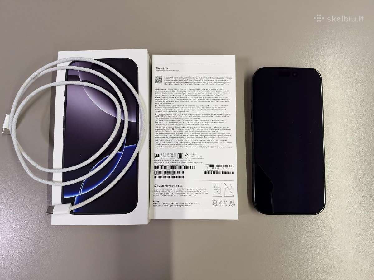 iPhone 16pro 256 GB - nuotraukos Nr. 2