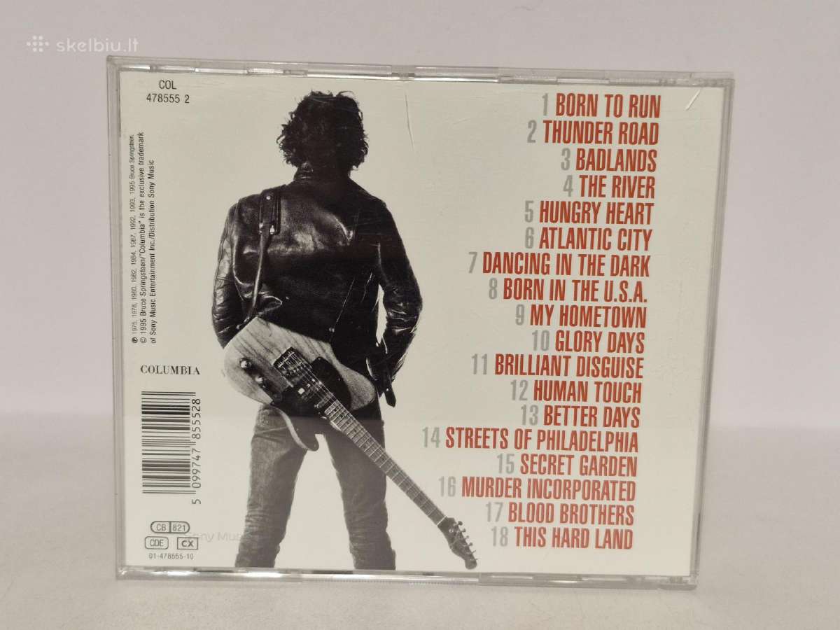 Audio CD Bruce Springsteen – Greatest Hits - nuotraukos Nr. 6
