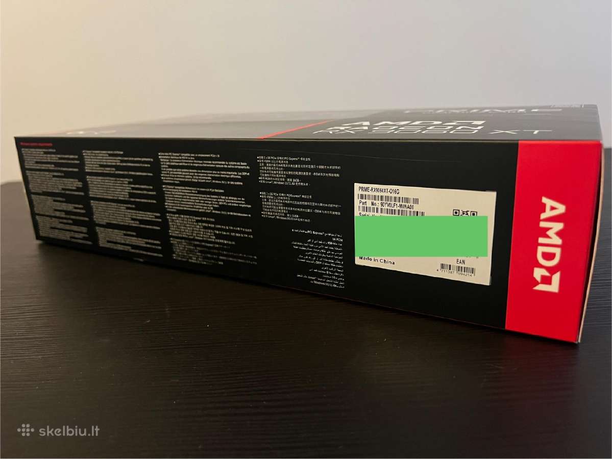 Rx 9060 XT 16gb Prime Asus Amd Vaizdo plokštė - nuotraukos Nr. 8