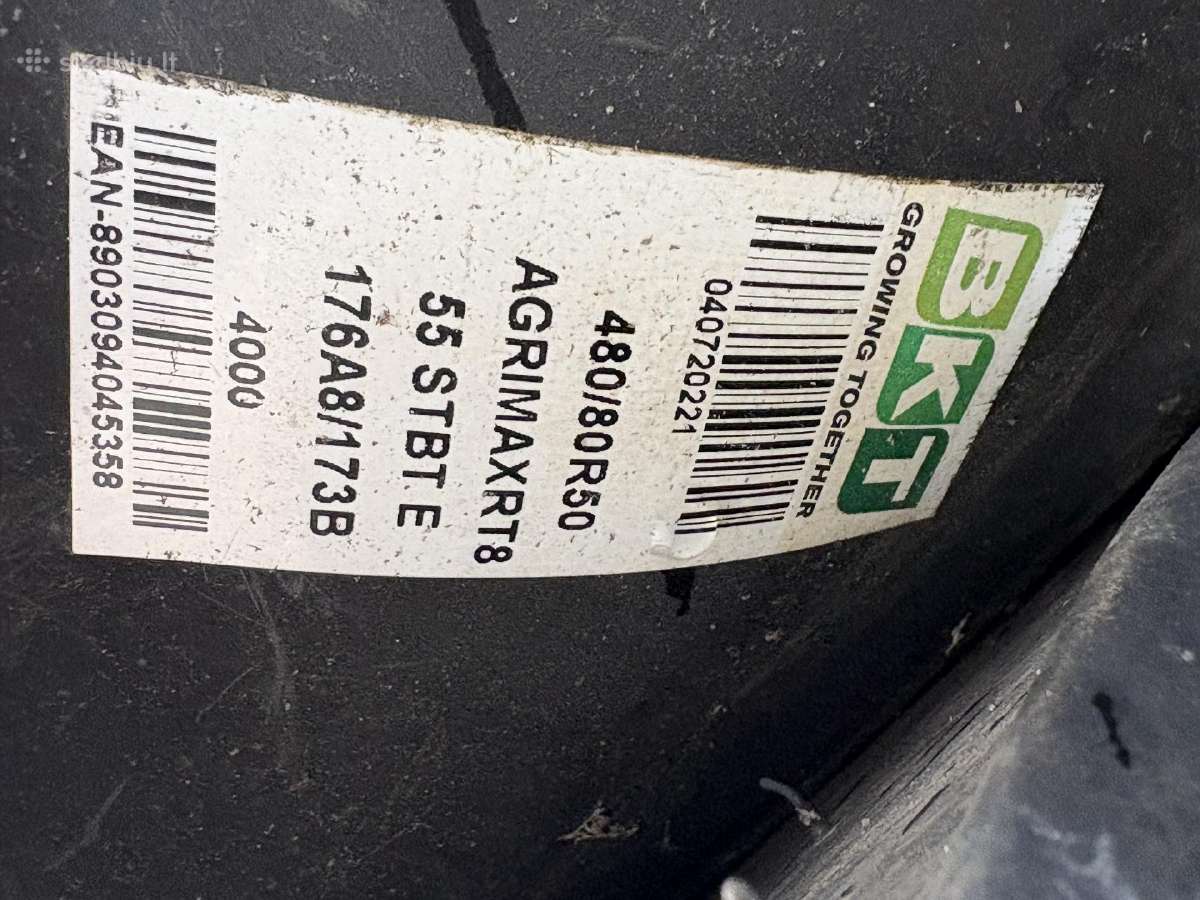 480/80r50 460/85r34 Bkt Traktoriaus ratai - nuotraukos Nr. 5