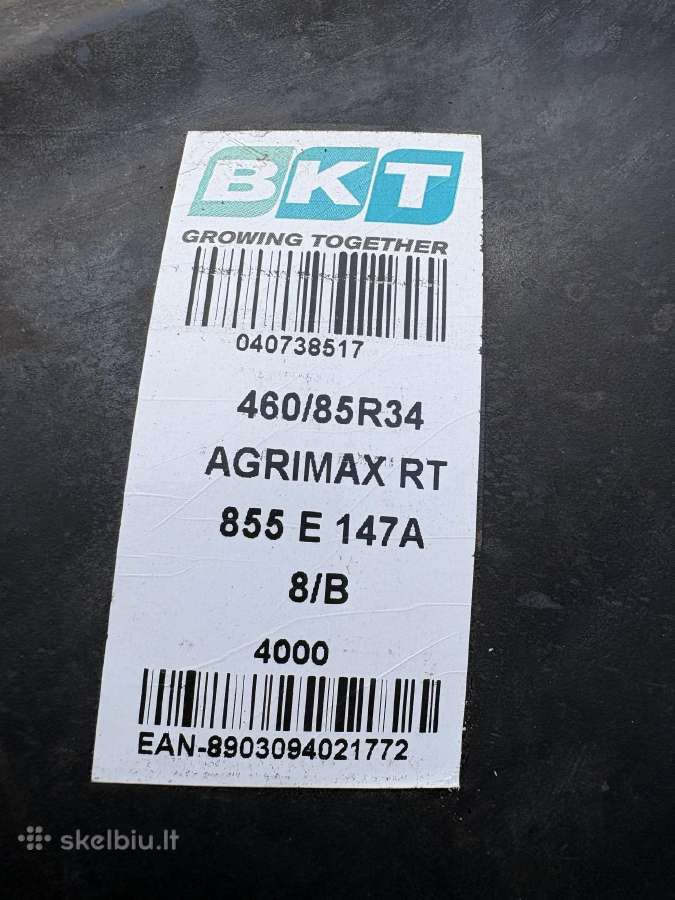 480/80r50 460/85r34 Bkt Traktoriaus ratai - nuotraukos Nr. 10