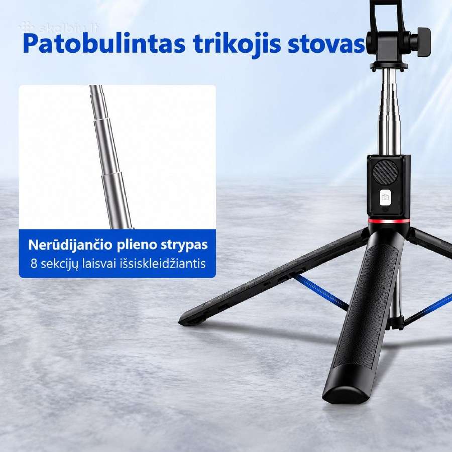 Stovas – asmenukių selfie lazda 170cm + pultelis - nuotraukos Nr. 8