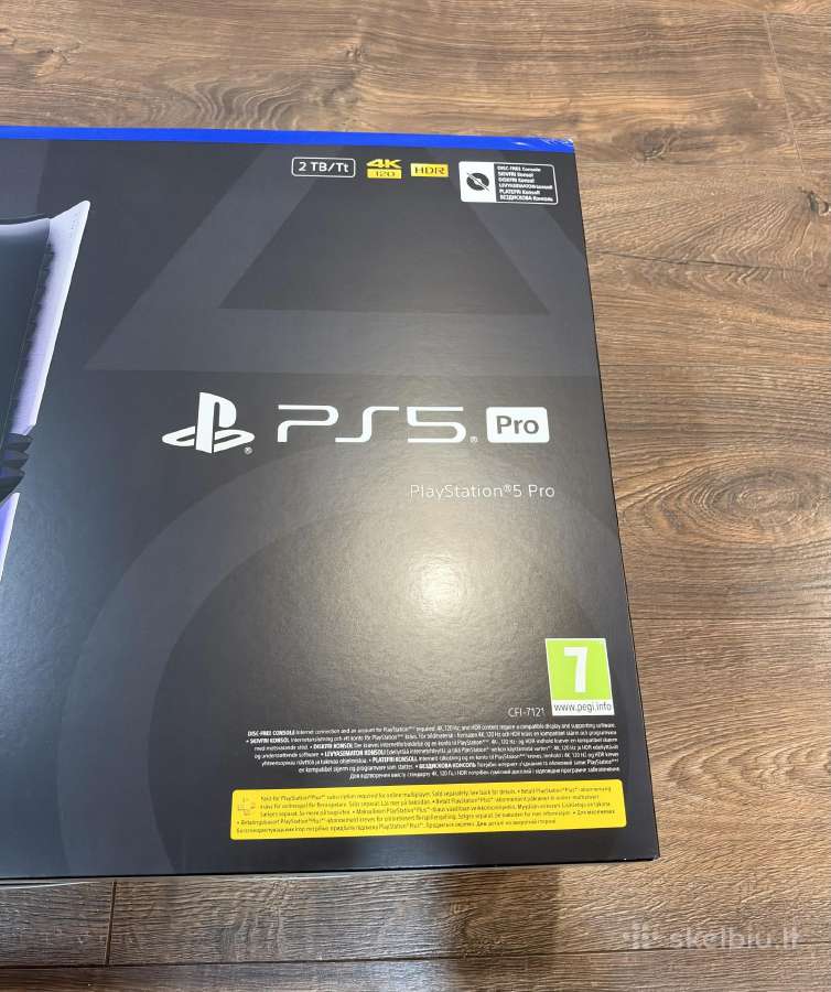 Sony Playstation 5 Pro/2tb/naujas/24 men garantija - nuotraukos Nr. 3