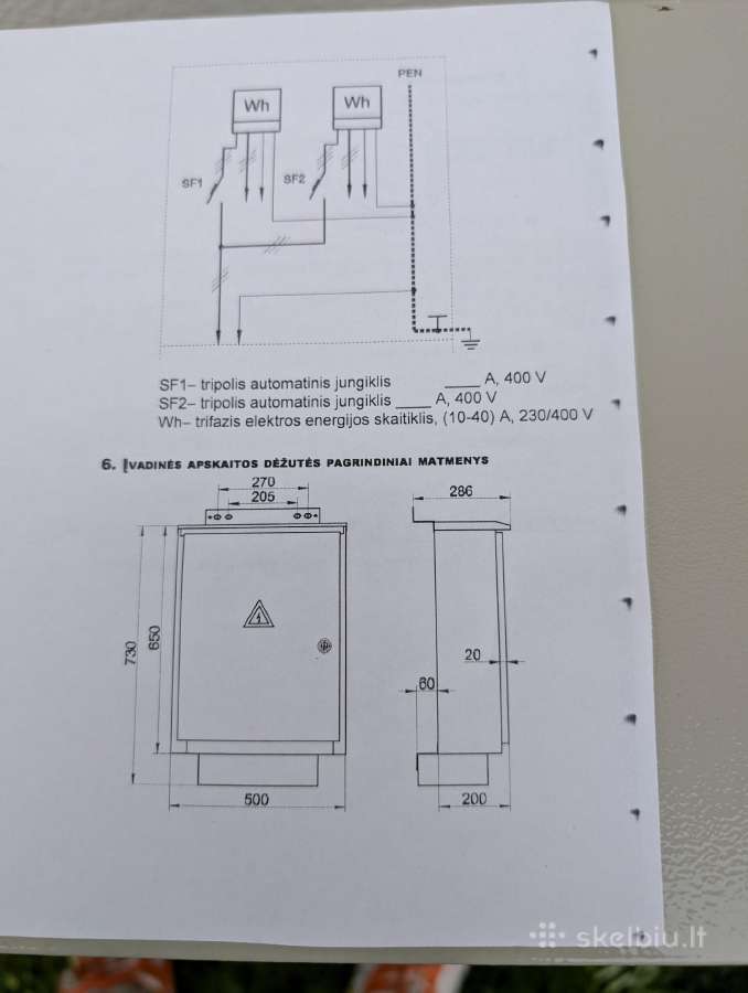 65x50cm 650x500 lauko elektros/automatikos spinta - nuotraukos Nr. 5