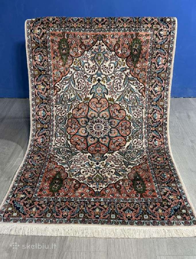 148 cm - 92 cm - Šilko kilimas - nuotraukos Nr. 2