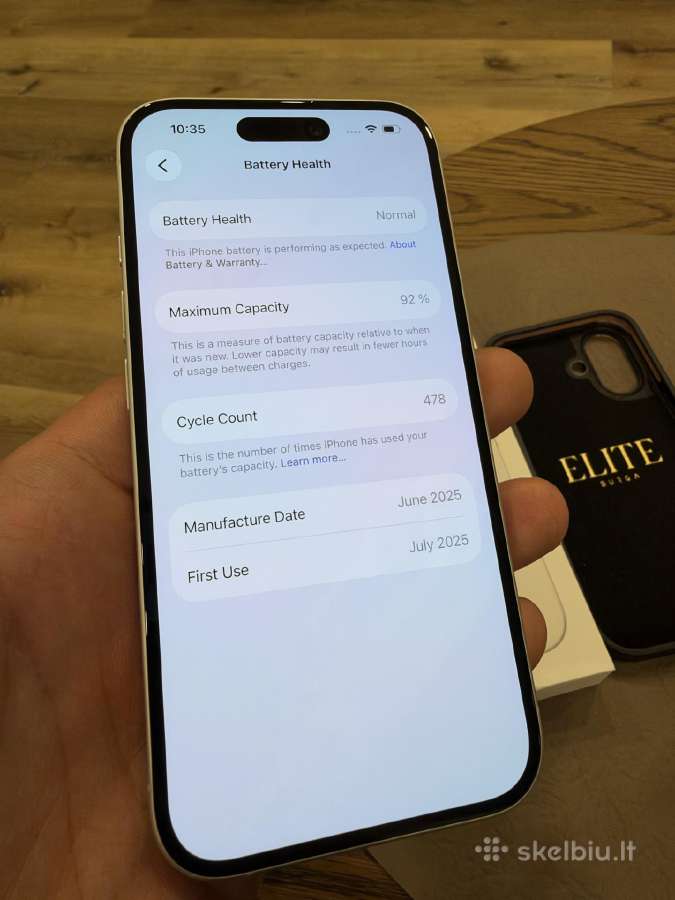 iPhone 16 128gb - nuotraukos Nr. 8