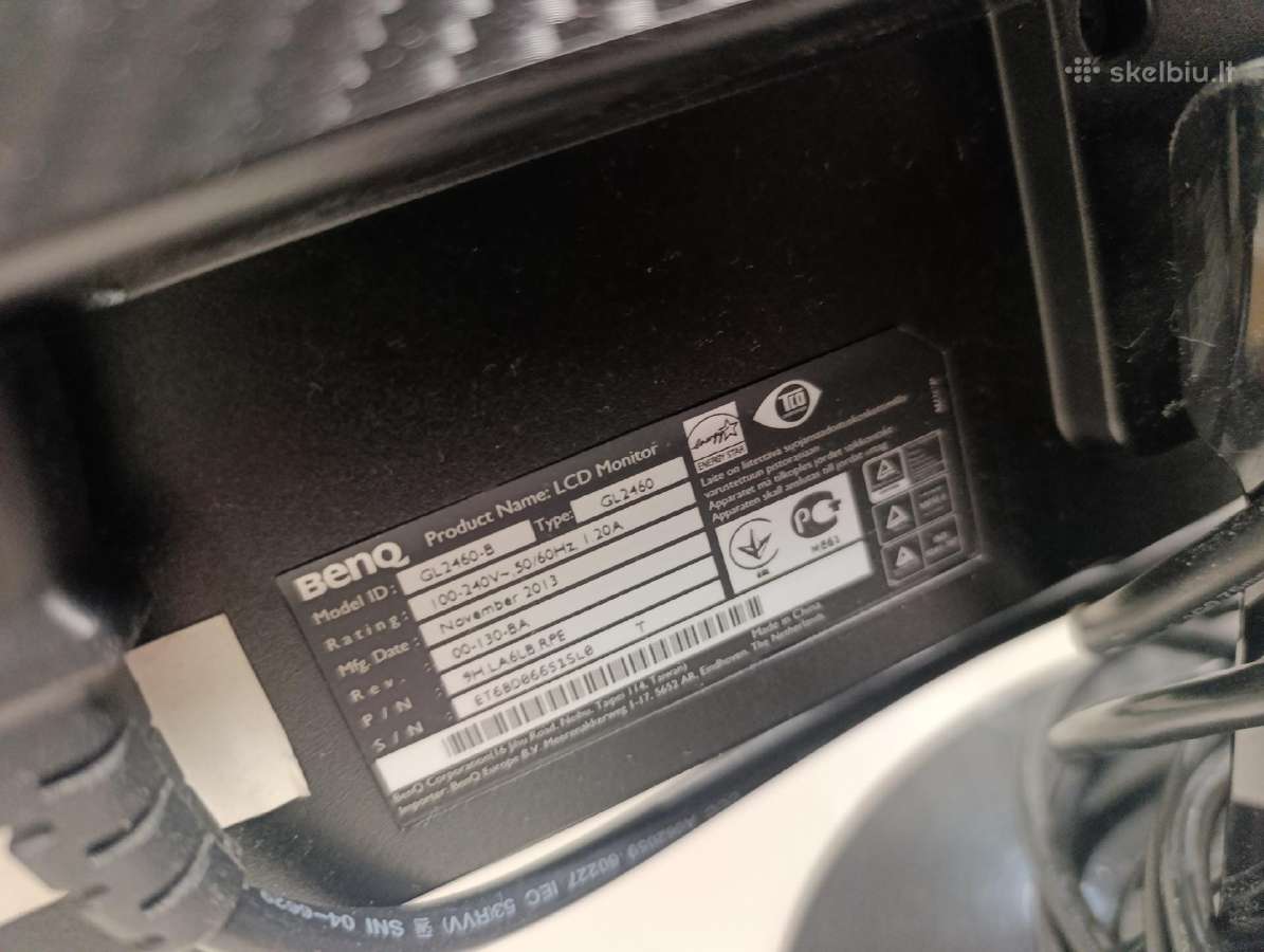 Monitorius benq 24 colių - nuotraukos Nr. 2