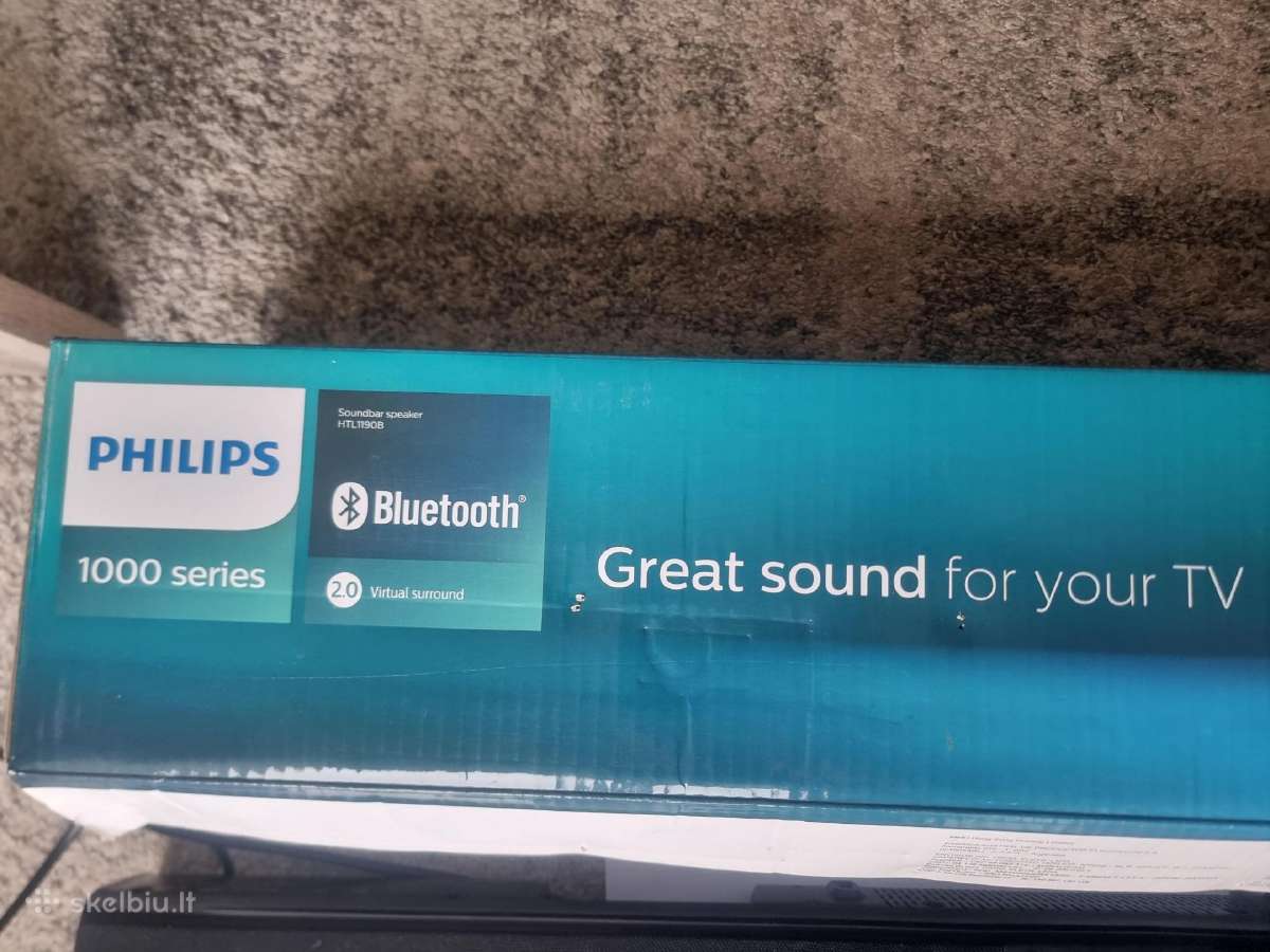 Philips ''Soundbar'' garsikalbis Htl1190b/12 - nuotraukos Nr. 3