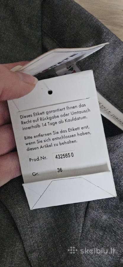 Blend originalūs juodai pilki marškiniai - nuotraukos Nr. 6