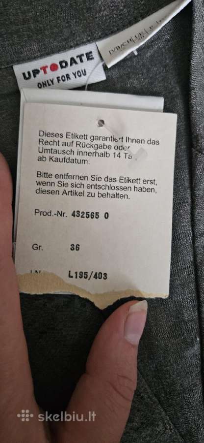 Blend originalūs juodai pilki marškiniai - nuotraukos Nr. 7