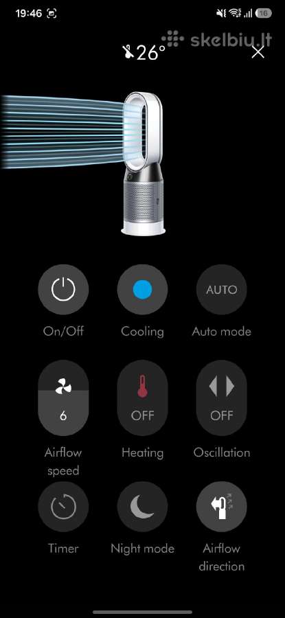 Dyson Pure Hot+cool Hp04 oro valytuvas/šildytuvas - nuotraukos Nr. 11