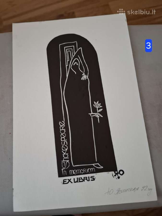 Exlibrisai - nuotraukos Nr. 9