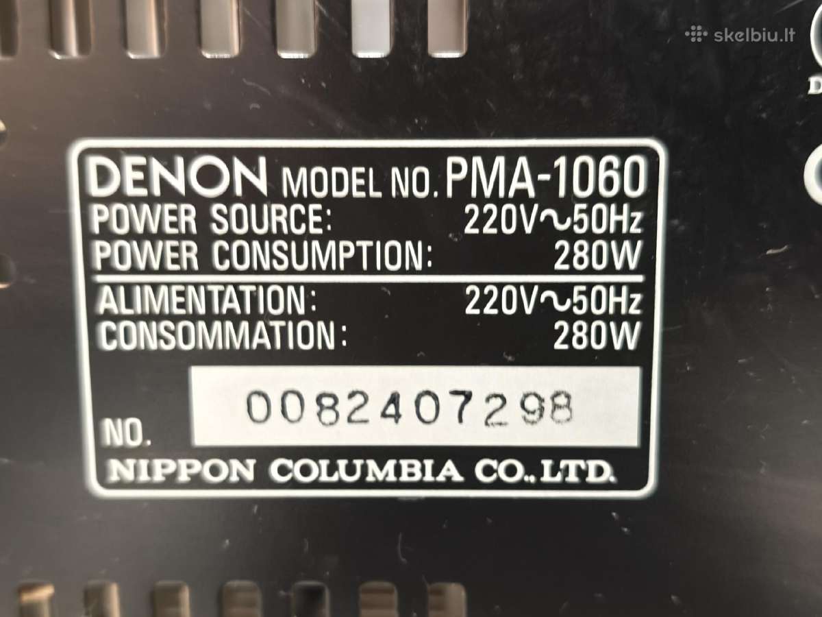 Denon pma 1060 - nuotraukos Nr. 8