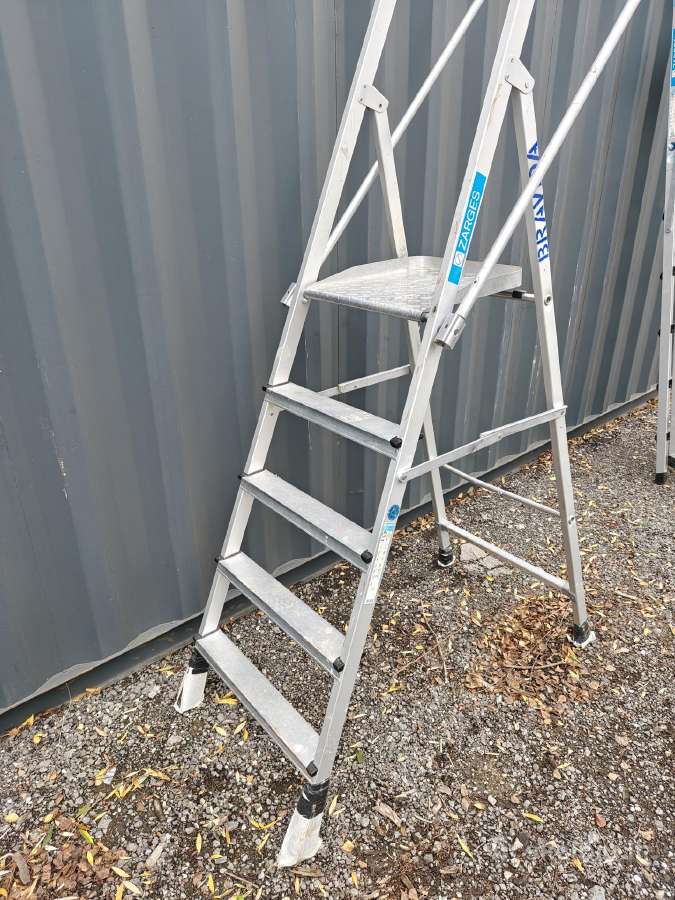 Zarges kopečios plačios, 1.30m, 5 pakopos - nuotraukos Nr. 2