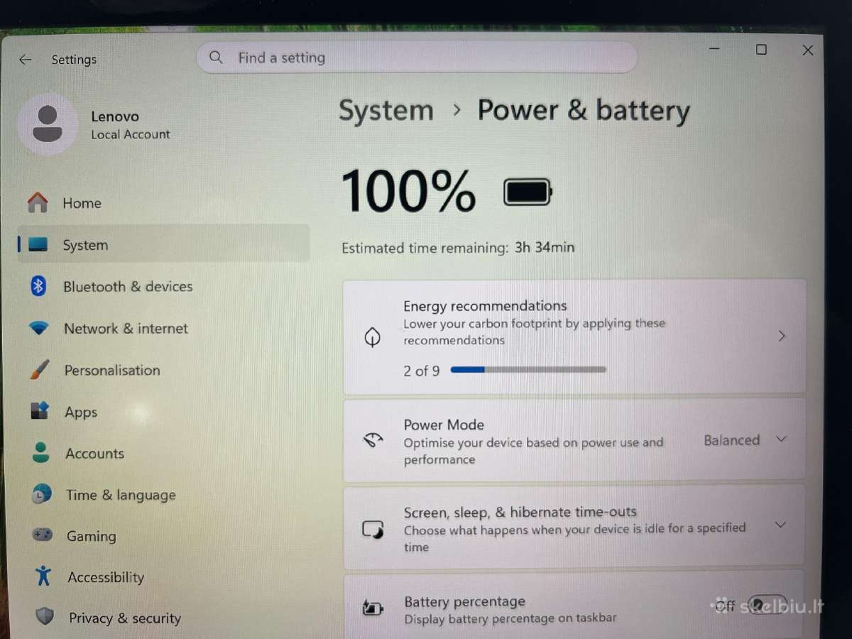 Lenovo thinkpad X1 yoga gen 3 - nuotraukos Nr. 4